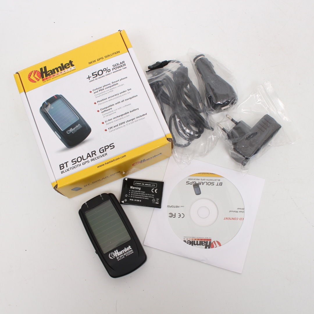 Hamlet HBTGPSOL Solar Bluetooth GPS 