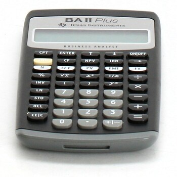 Kalkulačka Texas Instruments BAII PLUS