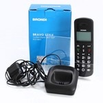 Bezdrátový telefon Brondi Bravo Style černý