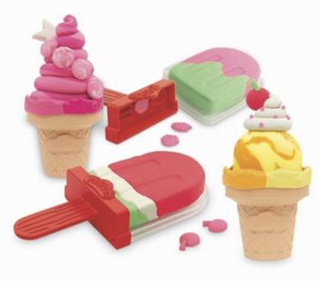 Modelína Play-Doh jako zmrzlina v chladničce