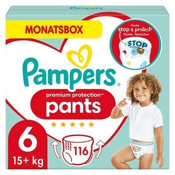 Dětské pleny Pampers Baby-dry pants 6