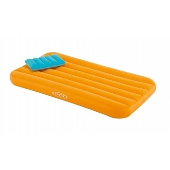 Intex 66801 Oranžová matrace + modrý polštář