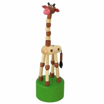 Mačkací hračka Detoa žirafa